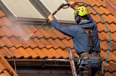 Démoussage et hydrofuge de toiture à Redortiers